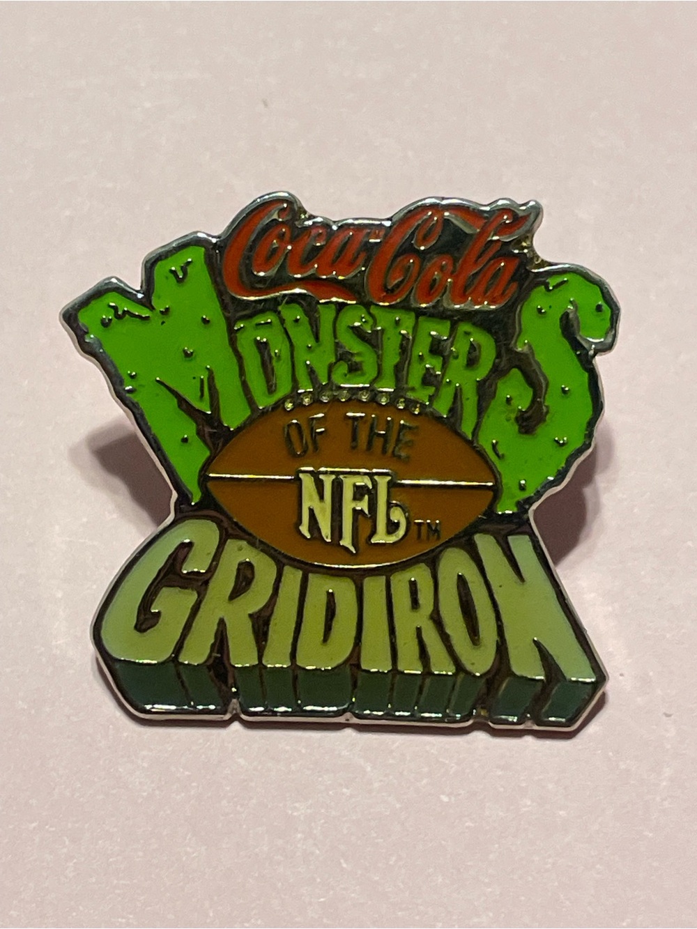 Coca-Cola Monsters of the NFL Gridiron Lapel Pin #0234